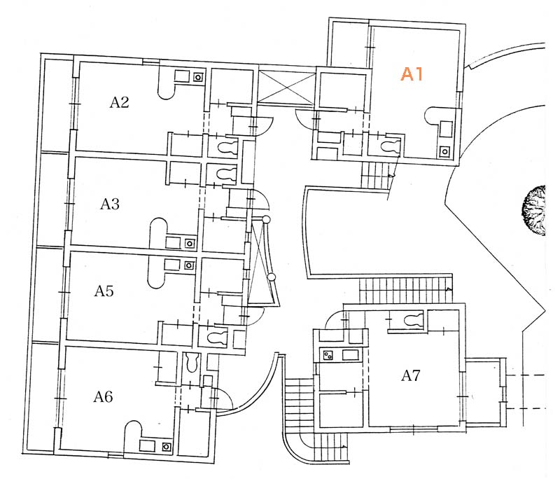 図面_賃貸マンション_メゾンオレンジ3Aの平面図