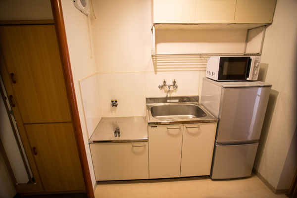 家電（冷蔵庫・電子レンジ）の写真